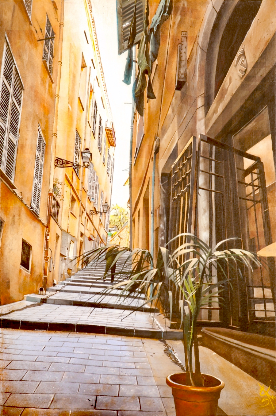 "Cobble Stone Alleyways"